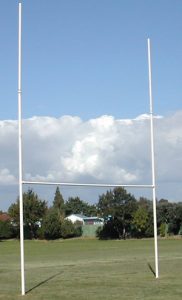 Rugby Posts Hot Dipped Galvanised - Intermediate-0