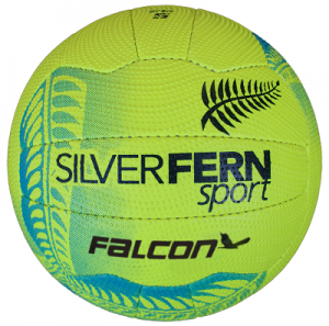 Silver Fern Falcon Netball Size 5 - Yellow-0